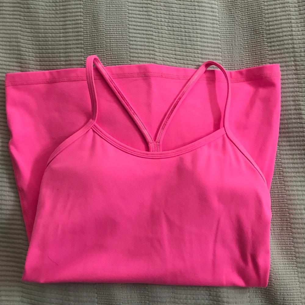 Power y tank - hot pink